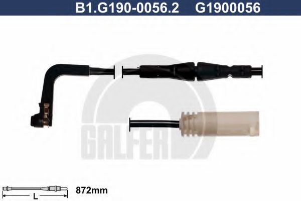 GALFER B1G19000562 Скоба тормозного суппорта GALFER для BMW