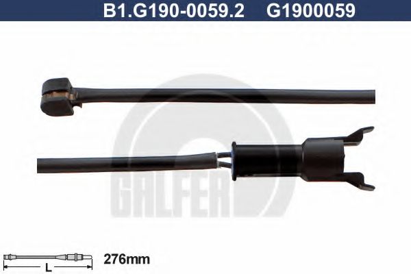GALFER B1G19000592 Скобы тормозных колодок для DAIMLER XJ