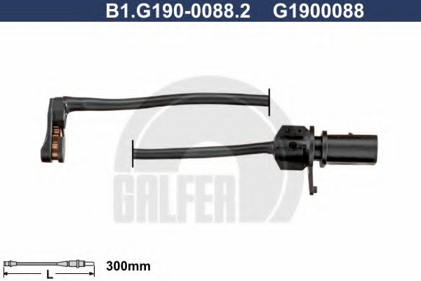 GALFER B1G19000882 Скоба тормозного суппорта GALFER для AUDI