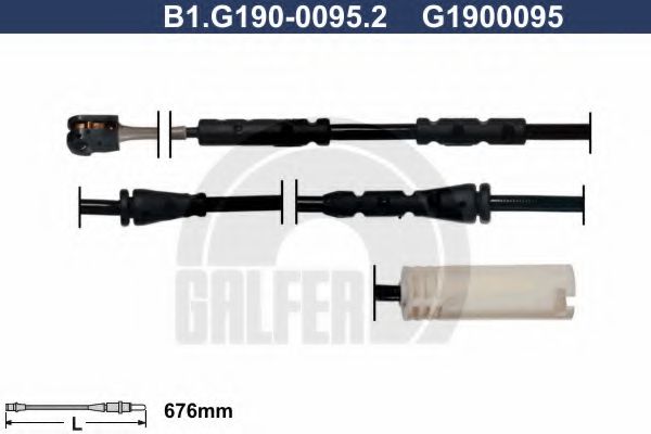 GALFER B1G19000952 Скоба тормозного суппорта GALFER для BMW