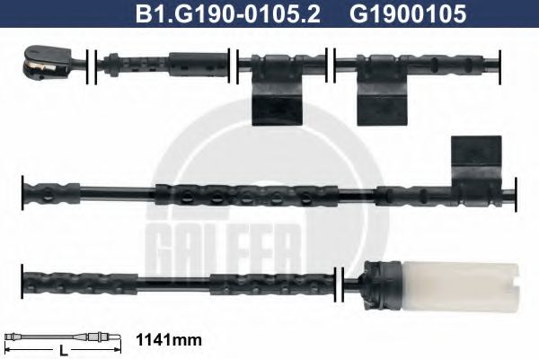 GALFER B1G19001052 Скоба тормозного суппорта GALFER для MINI