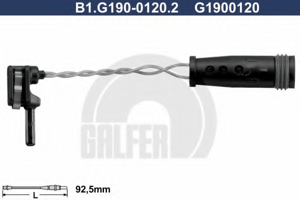 GALFER B1G19001202 Тормозные колодки GALFER для MERCEDES-BENZ C-CLASS