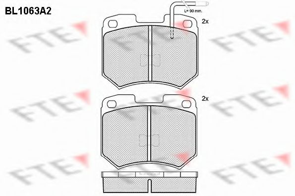 FTE BL1063A2 Тормозные колодки FTE 