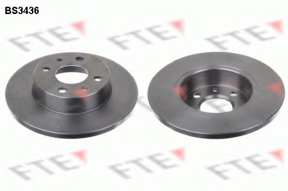 FTE BS3436 Тормозные диски для FIAT DUNA