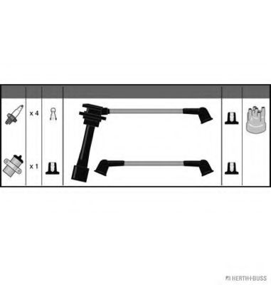 J5380302 HERTH+BUSS JAKOPARTS Комплект проводов зажигания J5380302 HERTH+BUSS JAKOPARTS Комплект проводов зажигания