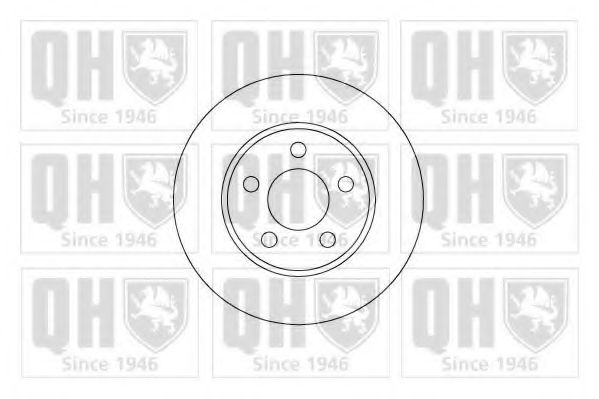 QUINTON HAZELL BDC4789 Тормозные диски для DODGE NEON