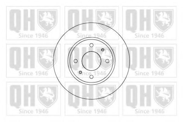 QUINTON HAZELL BDC4885 Тормозные диски QUINTON HAZELL для MITSUBISHI