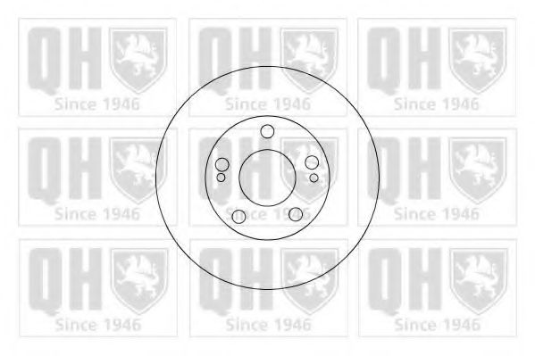 QUINTON HAZELL BDC4981 Тормозные диски QUINTON HAZELL для MITSUBISHI