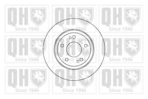 QUINTON HAZELL BDC5062 Тормозные диски для MITSUBISHI GTO