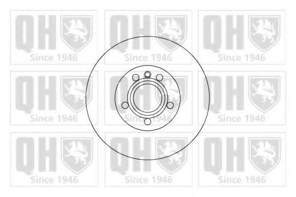 QUINTON HAZELL BDC5198 Тормозные диски QUINTON HAZELL для SEAT