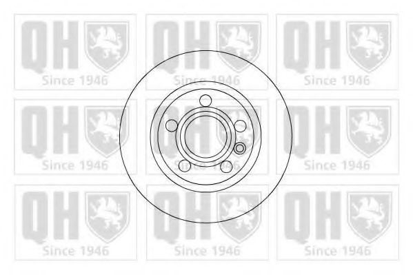 QUINTON HAZELL BDC5216 Тормозные диски QUINTON HAZELL для SEAT