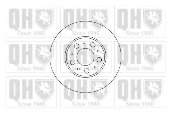 QUINTON HAZELL BDC5226 Тормозные диски QUINTON HAZELL для VOLVO