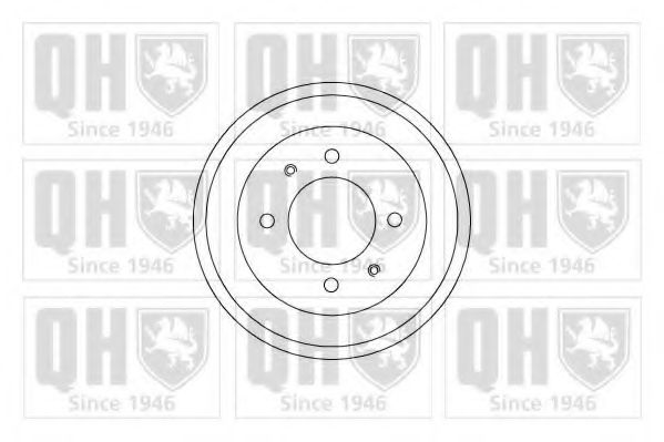 QUINTON HAZELL BDR453 Тормозной барабан 