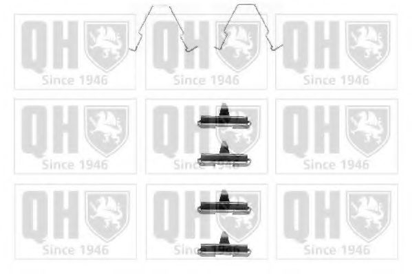 QUINTON HAZELL BFK844 Скобы тормозных колодок для FORD USA