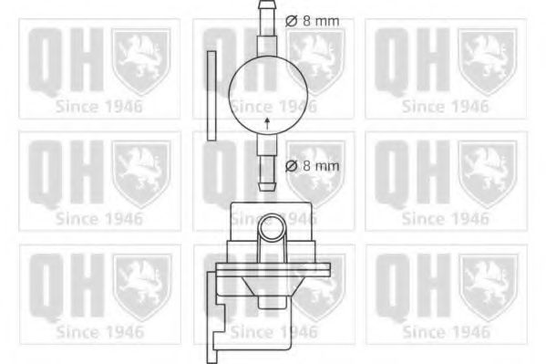 QUINTON HAZELL QFP164 Топливный насос для LADA