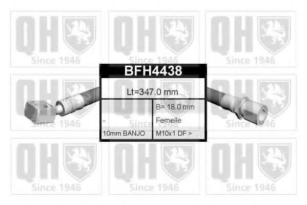 QUINTON HAZELL BFH4438 Тормозной шланг QUINTON HAZELL 