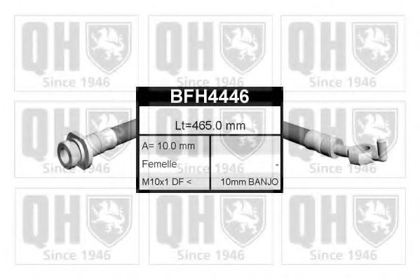 QUINTON HAZELL BFH4446 Тормозной шланг QUINTON HAZELL 