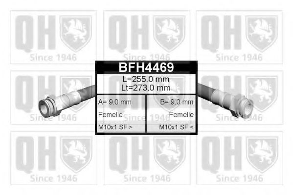 QUINTON HAZELL BFH4469 Тормозной шланг QUINTON HAZELL 
