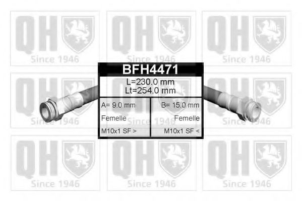 QUINTON HAZELL BFH4471 Тормозной шланг QUINTON HAZELL 