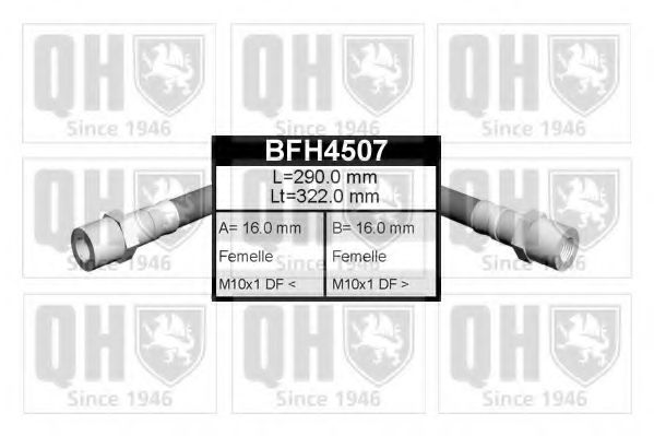 QUINTON HAZELL BFH4507 Тормозной шланг QUINTON HAZELL 