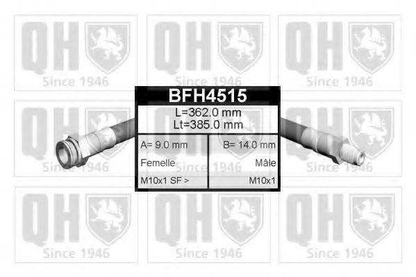QUINTON HAZELL BFH4515 Тормозной шланг QUINTON HAZELL 