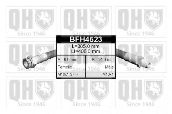 QUINTON HAZELL BFH4523 Тормозной шланг QUINTON HAZELL 