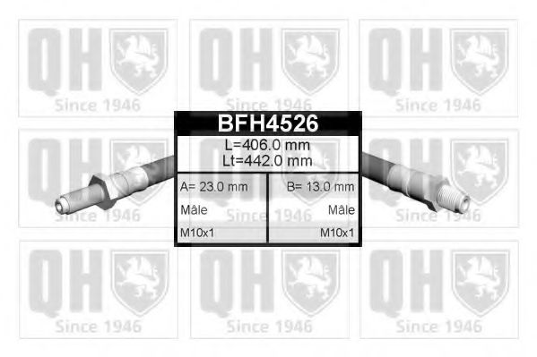 QUINTON HAZELL BFH4526 Тормозной шланг QUINTON HAZELL 