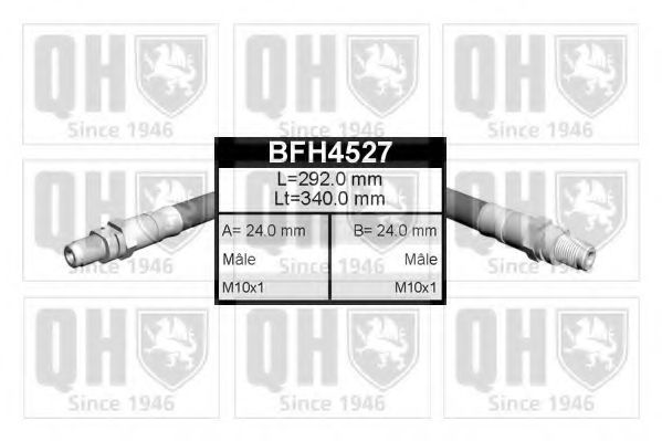 QUINTON HAZELL BFH4527 Тормозной шланг QUINTON HAZELL 
