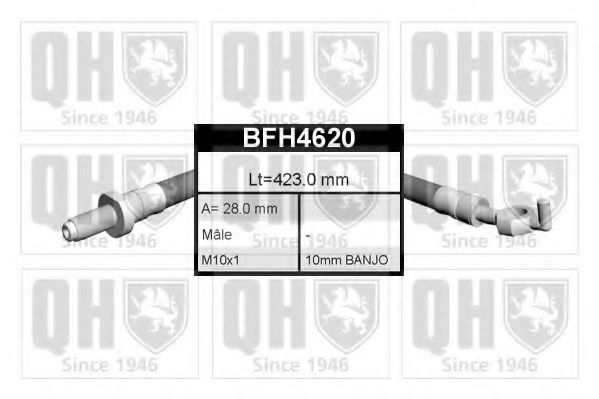 QUINTON HAZELL BFH4620 Тормозной шланг QUINTON HAZELL 