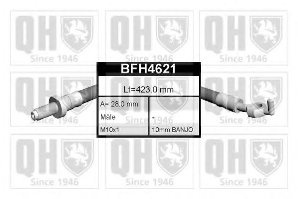 QUINTON HAZELL BFH4621 Тормозной шланг QUINTON HAZELL 