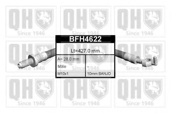 QUINTON HAZELL BFH4622 Тормозной шланг QUINTON HAZELL 