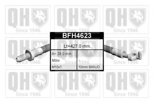 QUINTON HAZELL BFH4623 Тормозной шланг QUINTON HAZELL 