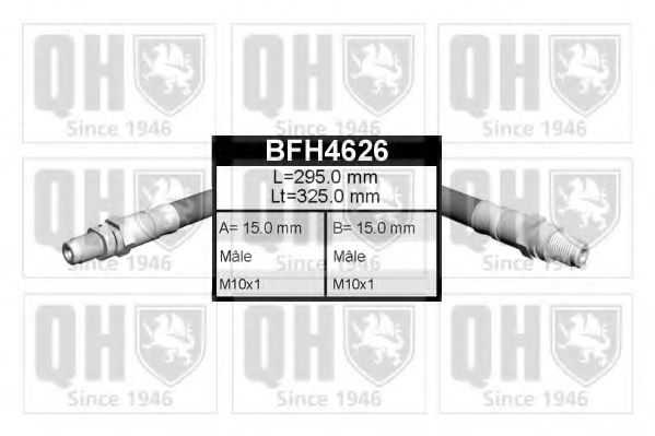 QUINTON HAZELL BFH4626 Тормозной шланг QUINTON HAZELL 