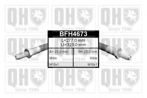 QUINTON HAZELL BFH4673 Тормозной шланг QUINTON HAZELL 