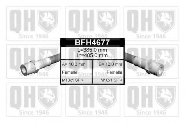 QUINTON HAZELL BFH4677 Тормозной шланг QUINTON HAZELL 