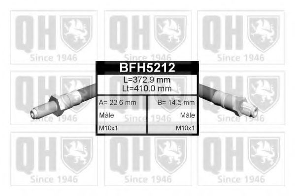 QUINTON HAZELL BFH5212 Тормозной шланг QUINTON HAZELL для LAND ROVER
