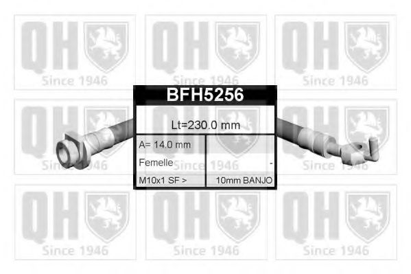 QUINTON HAZELL BFH5256 Тормозной шланг QUINTON HAZELL для LAND ROVER