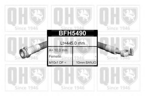 QUINTON HAZELL BFH5490 Тормозной шланг QUINTON HAZELL для FORD USA