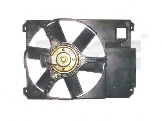 TYC 8091018 Вентилятор системы охлаждения двигателя для CITROËN JUMPER