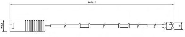 FERODO FWI285 Датчик износа тормозных колодок для ROVER