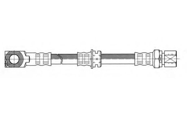 FERODO FHY2330 Тормозной шланг для OPEL SENATOR