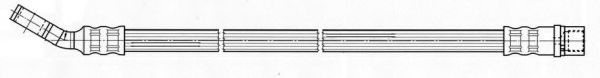 FERODO FHY3043 Тормозной шланг FERODO для SAAB