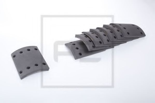 PE Automotive 08613210A Комплект тормозных башмаков, барабанные тормоза 