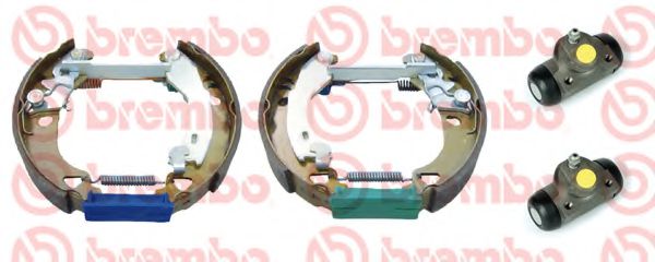 BREMBO K23028 Ремкомплект барабанных колодок для LANCIA Y10