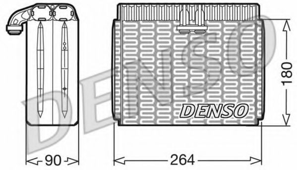 DENSO DEV01002 Испаритель кондиционера DENSO для ALFA ROMEO