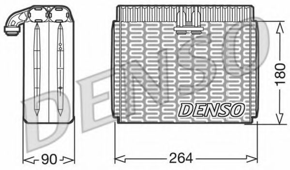DENSO DEV01010 Испаритель кондиционера для ALFA ROMEO