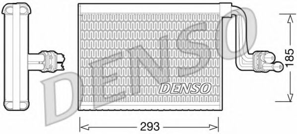 DENSO DEV05002 Испаритель кондиционера DENSO 