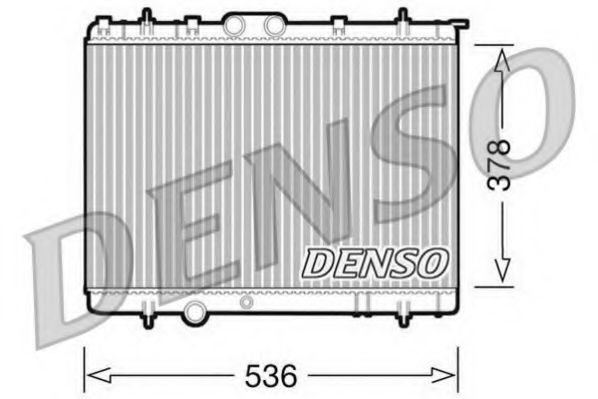 DENSO DRM21030 Радиатор охлаждения двигателя DENSO для CITROEN
