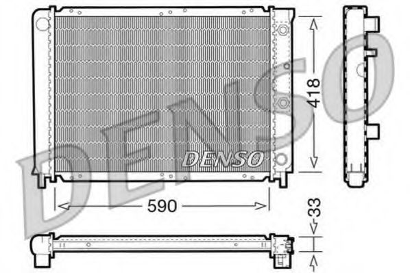 DENSO DRM33032 Крышка радиатора для VOLVO S90