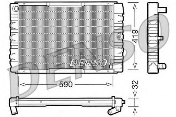 DENSO DRM33033 Крышка радиатора для VOLVO 940
